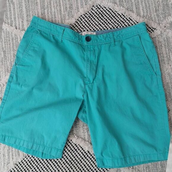 Original Penguin Flat Front Cotton Chino Shorts Size 36 - Picture 3 of 7